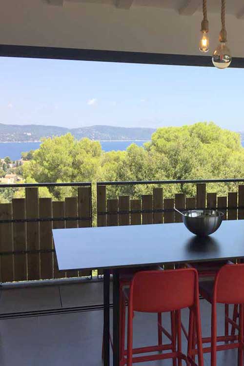 location de vacances villa vue mer cavalaire sur mer dans le Golfe de Saint-Tropez