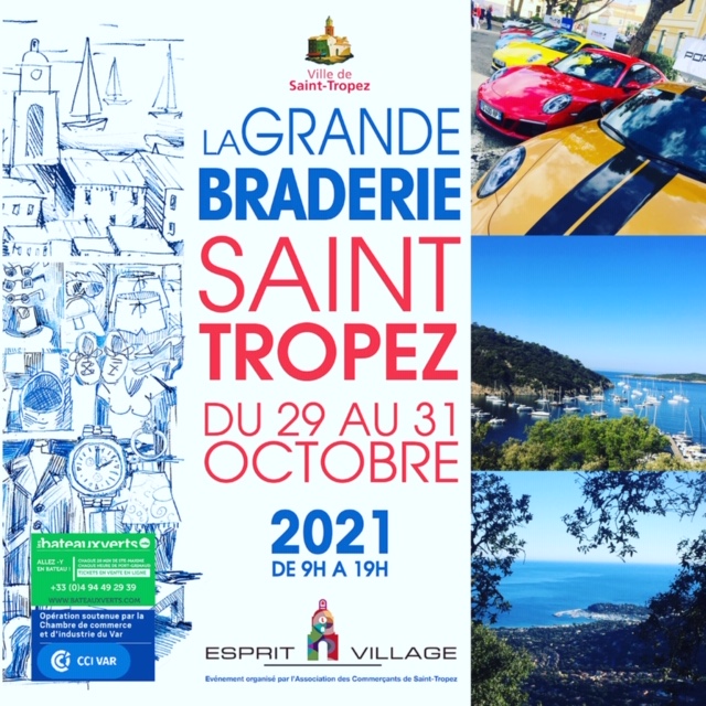 Braderie des commerçants de Saint Tropez 2021 !