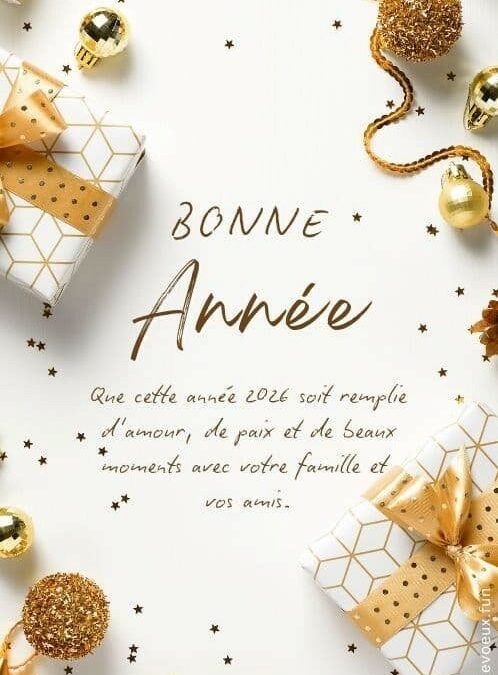 Bonne Année 2026 !!!